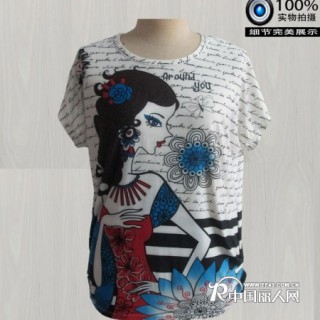 韩版T恤批发，女装纯棉T恤批发