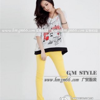 女式铅笔裤批发弹力铅笔裤批发紧身铅笔裤批发白色铅笔裤批发糖果