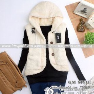 羊羔绒女装马甲批发韩版女装马甲批发女士马甲批发女式马甲批发新