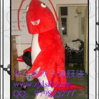 供应广西 卡通服装 海南 卡通人偶服装 龙虾