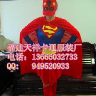 供应福建天祥卡通服装 上海卡通服饰 超人