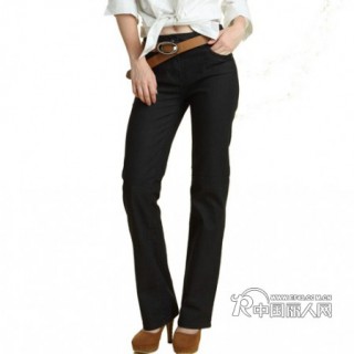 2011新品 秋装 牛仔裤 女 宽松大码直筒牛仔裤