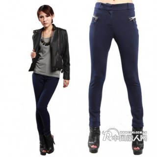 2011 休闲裤 女 新款 淑女气质显瘦修身小脚裤