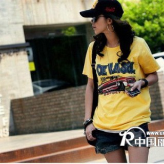 广州批发便宜男女服装时尚T恤热销工字背心低价走量