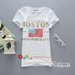 低价服装批发 便宜服装批发 女式t恤 韩版t恤