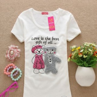 北京天雅精品服装大厦时尚t恤女装上衣t恤北京三里屯雅秀服装市场t恤衫批发韩版中长款小t恤