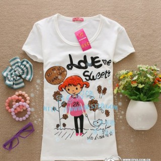 韩版气质修身纯棉T恤印花T恤工字背心吊带背心收腰T恤批发