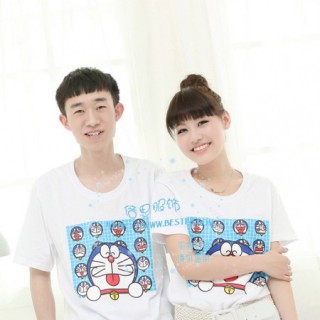 夏装新款工字背心时尚连衣裙纯棉印花T恤衫休闲裤情侣装批发