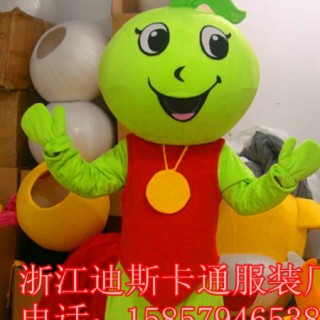 供应浙江卡通服装 台州卡通人偶服装 青苹果