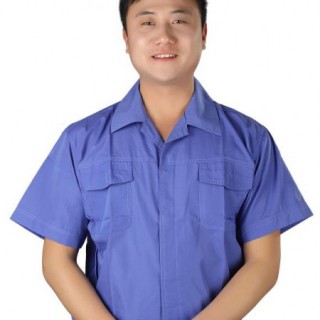 短袖工作服 工程服套装 夏季短袖工装 工厂服