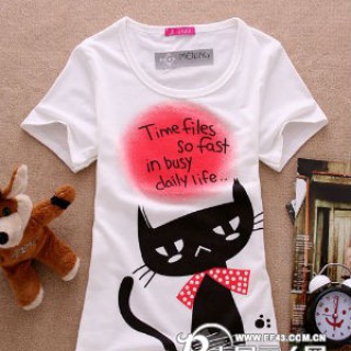 厂家 一手女装货源 女式全棉T恤批发