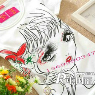 韩版女装T恤批发纯棉T恤批发