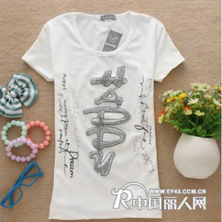 厂家特批 新款全棉手摇T恤批发