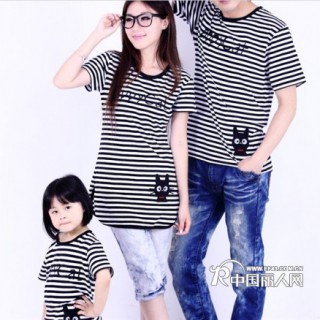 上海亲子装在哪里批发厂家直销亲子装批发时尚新款亲子装批发