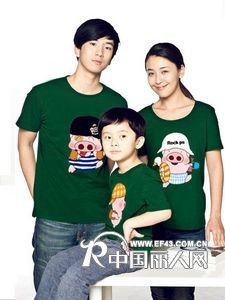 卡通亲子装夏装批发2012最好销的亲子装t恤厂家批发