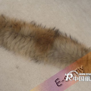 海宁皮草服装厂家生产加工貉子皮草毛领貉子毛条