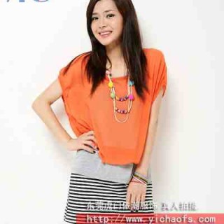 淑女浪漫雪纺蕾丝花边短袖上衣连衣裙批发夏装特卖衣裙