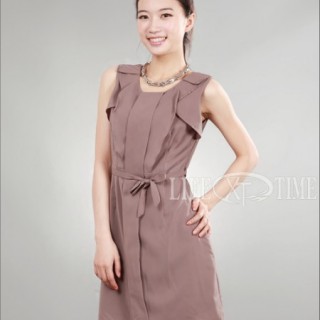 新款雪纺连衣裙批发钉珠连衣裙批发