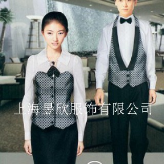 上海酒店服务员服装订做供应  酒店服务员服装定制批发