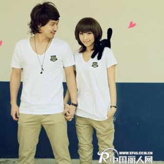 厂家新潮情侣装批发市场夏季短袖情侣装批发河南情侣装批发市场网