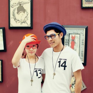 休闲大码情侣装批发货源网2012时尚情侣装批发市场韩版情侣装