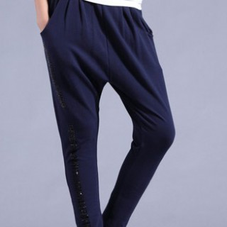 2012品牌折扣女装秋季最新韩版薄款宽松哈伦裤款式图片