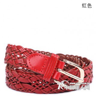 2012品牌时尚女装经典百搭欧美复古风编织腰带款式图片