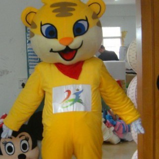 玩偶道具表演服装，卡通人偶服饰，动物服装老虎