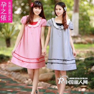 上海兴旺国际服饰城 一手货源孕妇装品牌季新款孕妇裙雪纺孕妇裙