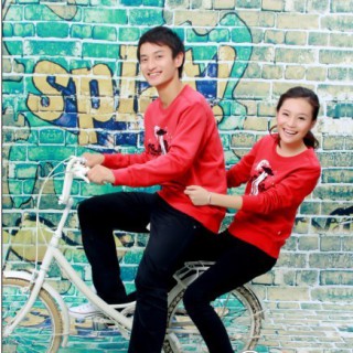 E彩彩图  亲子装和情侣装