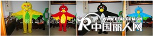 供应浙江卡通服装 天津卡通人偶服装 卡通道具服装 愤怒小鸟