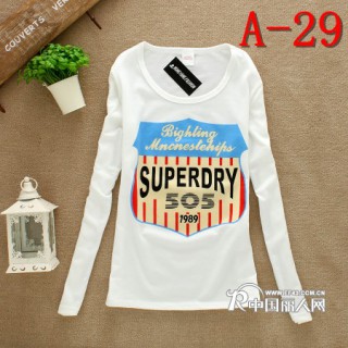 秋装长袖t恤批发哈尔滨几元毛衣广东十三行秋装长袖t恤批发秋装