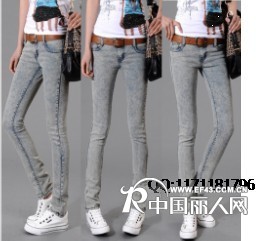 清货牛仔裤/杂款牛仔裤/大朗雪花牛仔裤/十三行低价牛仔裤便宜