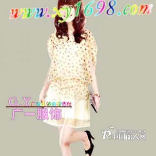 夏季雪纺连衣裙批发夏季时尚连衣裙批发夏季潮流连衣裙批发