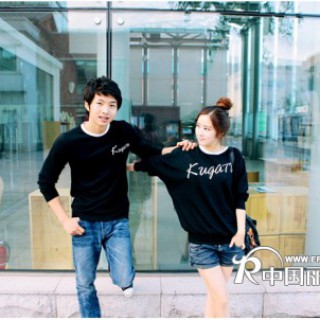 苏州秋款情侣装批发  亲子装情侣服装厂家直销 情侣装代理