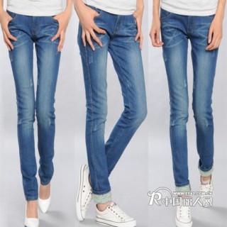 秋季女装便宜牛仔裤批发 厂家直批一手牛仔裤便宜批发