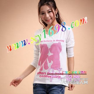 北京秋冬换季韩版女装T恤批发北京秋冬季新款女装T恤批发