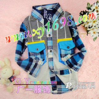 广州秋季儿童衬衫批发广州秋季小孩衬衫批发广州秋季童装衬衫批发