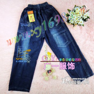 秋季儿童牛仔裤批发秋季小孩牛仔裤批发秋季童装牛仔裤批发