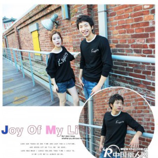 秋季长袖情侣装批发市场内蒙古情侣装批发货源网厂家情侣装批发