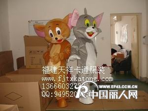 供应上海卡通服装 内蒙古卡通服饰 卡通道具服装 汤姆猫