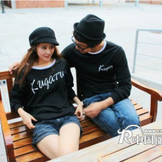 西安哪里有情侣装批发2012秋季个性情侣装批发厂家情侣衫批发