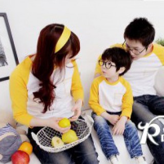 款式最好看的亲子装批发哪里有清爽圆领亲子装批发