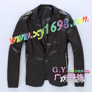 时尚韩版男装皮衣批发秋季新款男装皮衣批发厂家秋季男装批发
