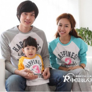 朝阳网上哪有明星同款新款流行秋季情侣装亲子装纯棉T恤卫衣批发