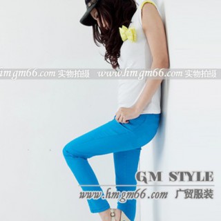 时尚小脚紧身裤批发韩版小脚女裤批发便宜小脚裤批发低价小脚裤批