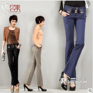 名美服饰韩版修身显瘦休闲裤8202