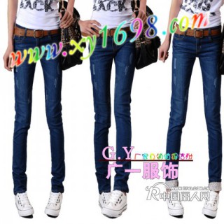 重庆秋季新款女装牛仔裤批发货源重庆秋季韩版女装牛仔裤批发厂家