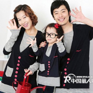 金昌最好看最便宜情侣装批发长袖情侣装亲子装批发