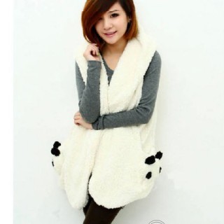 女羊羔毛毛绒批发女装毛毛绒马甲外套批发马甲毛绒绒马夹外套批发